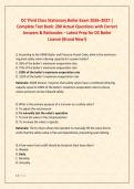 DC Third Class Stationary Boiler Exam 2026&ndash;2027 &vert; &NewLine;Complete Test Bank&colon; 200 Actual Questions with Correct &NewLine;Answers & Rationales &ndash; Latest Prep for DC Boiler &NewLine;License &lpar;Brand New&excl;&rpar;