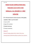 FISDAP EXAM COMPILATION 2025&sol;2026 &ndash; 200 REAL TEST BANK QUESTIONS & CORRECT ANSWERS &vert; PARAMEDIC FINAL REVIEW&NewLine;&NewLine;