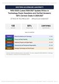 WGU D333 Ethics in Technology Exam Actual Exam 2026&sol;2027 &ndash; Complete Exam-Style Questions &vert; 100&percnt; Verified &ndash; Pass Guaranteed &ndash; A&plus; Graded&NewLine;&NewLine;