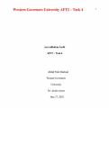 Western Governors University AFT2 &ndash; Task 4&NewLine;