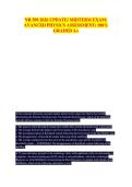 NR 509 2026 UPDATE&sol; MIDTERM EXAM&colon; &NewLine;AVANCED PHYSICS ASSESSMENT&sol; 100&percnt; &NewLine;GRADED A&plus; 