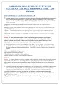 AMEDD BOLC FINAL EXAM NEWEST 2026 &ndash; ARMY MEDICAL DEPARTMENT BASIC OFFICER LEADER COURSE TEST BANK WITH 200&plus; REAL EXAM QUESTIONS AND CORRECT DETAILED ANSWERS &lpar;GRADED A&plus;&rpar; MOST RECENT