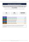 WGU D027 Advanced Pathopharmacological Foundations Bundle Actual Exam 2026&sol;2027 &ndash; Detailed Rationales &ndash; 100&percnt; Verified &vert; Pass Guaranteed &ndash; A&plus; Graded