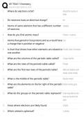 ATI TEAS 7 Chemistry Exam &lpar;Latest 2026 &sol; 2027 Update&rpar; Questions and Verified Answers &vert; 100&percnt; Correct &vert; Grade A&plus;