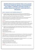 OB PEDS FISDAP EXAM NEWEST 2026 &ndash; COMPLETE TEST BANK WITH 200 REAL EXAM QUESTIONS AND CORRECT VERIFIED ANSWERS &lpar;GRADED A&plus;&rpar; MOST RECENT