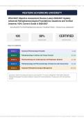 WGU D027 Advanced Pathopharmacological Foundations Bundle Actual Exam 2026&sol;2027 &ndash; A&plus; Graded &vert; Detailed Rationales &ndash; 100&percnt; Verified &ndash; Pass Guaranteed