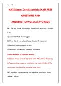 NATE EXAM&colon; CORE ESSENTIALS EXAM PREP 2026 &ndash; 200 PRACTICE QUESTIONS WITH CORRECT ANSWERS & DETAILED RATIONALES &vert; HVAC CERTIFICATION & NREMT REVIEW&NewLine;&NewLine;