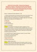 NR 603 CEA Final Exam &lpar;2026&rpar; &ndash; Advanced Clinical Diagnosis&vert; &NewLine;Chamberlain&vert; Complete A&plus; Study Guide with Evidence-Based Rationales &NewLine;&lpar;Cardiovascular&comma; Pulmonary&comma; GI&comma; Neurologic&comma; Renal&comma; Endocrine&comma; Infectious &NewLine;Disease&comma; Musculoskeletal&comma; Psychiatric&comma; Hematolog