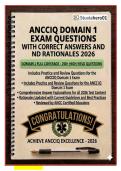 ANCC IQ Domain 1 Exam Questions with Correct Answers 2026 &vert; Scientific Foundation Certification Prep