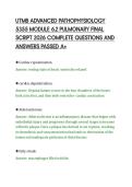 UTMB ADVANCED PATHOPHYSIOLOGY&NewLine;5355 MODULE 6&period;2 PULMONARY FINAL&NewLine;SCRIPT 2026 COMPLETE QUESTIONS AND&NewLine;ANSWERS PASSED A&plus;&NewLine;