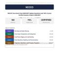 NCCCO Core Exam Prep Actual Exam 2026&sol;2027 &ndash; Complete Exam-Style Questions &vert; 100&percnt; Verified &ndash; Pass Guaranteed &ndash; A&plus; Graded&NewLine;&NewLine;