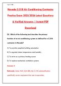 NEVADA C-21B AIR CONDITIONING CONTRACTOR EXAM 2026 &ndash; 200&plus; QA WITH VERIFIED ANSWERS & RATIONALES