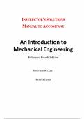 An Introduction to Mechanical Engineering&comma; Enhanced Edition&comma; 4th Edition  &mdash; by Jonathan Wickert&comma; Kemper Lewis  &mdash; Instructor's Solutions Manual &vert; Chapter 1-8