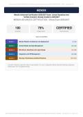 Mendix Advanced Certification Exam Actual Exam 2026&sol;2027 &ndash; Complete Exam-Style Questions &vert; Detailed Rationales &ndash; Pass Guaranteed &ndash; A&plus; Graded&NewLine;&NewLine;