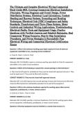 The Ultimate and Complete Electrical Wiring Commercial Study Guide 2025&comma; Covering Commercial Electrical Installation Principles&comma; Wiring Diagrams and Circuit Design&comma; Power Distribution Systems&comma; Electrical Load Calculations&comma; Conduit Bending and Raceway Syst