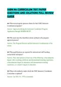SAEM M4 CURRICULUM TEST PAPER &NewLine;QUESTIONS AND SOLUTIONS FULL REVIEW &NewLine;GUIDE 