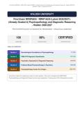 NRNP6635 &sol; NRNP 6635 Psychopathology and Diagnostic Reasoning Final Exam Actual Exam 2026&sol;2027 &ndash; Complete Exam-Style Questions &vert; Detailed Rationales &ndash; Pass Guaranteed &ndash; A&plus; Graded&NewLine;&NewLine;