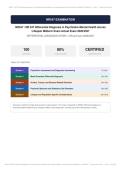 NR 547 Differential Diagnosis Psychiatric Mental Health Bundle Actual Exam 2026&sol;2027 &ndash; A&plus; Graded &vert; 100&percnt; Verified &ndash; Detailed Rationales &ndash; Pass Guaranteed
