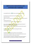 EBP EXAM &num;3 QUESTIONS AND&NewLine;ANSWERS 2026 VERIFIED&period;