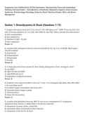 Progressive Care Certified Nurse &lpar;PCCN&rpar; Examination&colon; Advanced Step-Down and Intermediate&NewLine;Telemetry Nursing Practice &ndash; Hemodynamics&comma; Arrhythmias&comma; Respiratory Support&comma; Acute Coronary&NewLine;Syndromes&comma; Pharmacology&comma; Neurology&comma; Endocrine&comma; Renal&comma; Infectious Disease