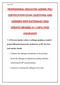 ILLINOIS PEL EXAM WITH 200&plus; REALISTIC PRACTICE QUESTIONS & DETAILED RATIONALE &lpar;2026 UPDATES&rpar;