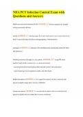 NHA PCT Infection Control Exam with Questions and Answers