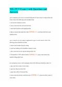 NHA PCT Exam 1 with Questions and Answers