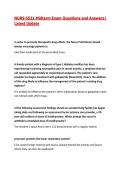 NURS 6521 Advanced Pharmacology Midterm Exam Questions and Answers&vert; Latest Update 2026&sol;27
