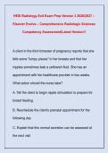 HESI Radiology Exit Exam Prep Version 3 2026&sol;2027 &ndash; &NewLine;Elsevier Evolve &ndash; Comprehensive Radiologic Sciences &NewLine;Competency Assessment&vert;Latest Version&excl;&excl; 