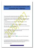 HESI EXIT V2 EXAM QUESTIONS AND&NewLine;ANSWERS 2026 VERIFIED&period;