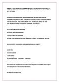 NBSTSA CST Practice Exam B Complete Solutions & Surgical Technology Certification Review Questions