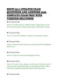 SOCW 6311 UPDATED EXAM &NewLine;QUESTIONS AND ANSWERS 2026 &NewLine;COMPLETE EXAM PREP WITH &NewLine;VERIFIED SOLUTIONS