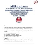 AHFI &lpar;ACCREDITED HEALTH CARE FRAUD INVESTIGATOR&rpar; ACTUAL EXAM 2026 &sol; 2027  QUESTIONS AND CORRECT DETAILED ANSWERS WITH RATIONALES   100&percnt; GUARANTEED PASS&excl;&excl;   <LATEST VERSION>