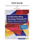 Understanding Nursing Research&colon; Building an Evidence-Based Practice&comma; 7th Edition  &mdash; by Susan K&period; Grove &mdash; Test Bank &lpar;Ch&period; 1-14&rpar; 