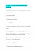 NUR 353 Exam 3 with Questions and Answers