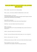 EXOS XPS PREP EXAM QUESTIONS AND ANSWERS 100- SOLVED&period;