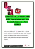 FLORIDA CAM LICENSE EXAM COMPLETE PACKAGE DEAL