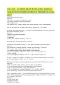 AIC 300 - CLAIMS IN AN EVOLVING WORLD QUESTIONS WITH CORRECT ANSWERS 2026-2027