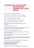 3P EXAM STUDY SOLUTION NEW QUESTIONS AND ANSWERS 2026 LATEST UPDATE