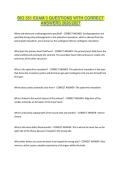 BIO 351 EXAM 3 QUESTIONS WITH CORRECT ANSWERS 2026-2027