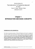 Solutions Manual for Thermodynamics&colon; An Engineering Approach 8th Edition by Yunus Cengel&comma; Michael Boles&comma; Chapter 1-18 &vert; All Chapters