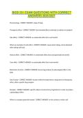 BIOD 351 EXAM QUESTIONS WITH CORRECT ANSWERS 2026-2027