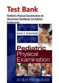 Test Bank For Pediatric Physical Examination An Illustrated Handbook 3rd Edition Duderstadt&period;&vert;&vert;ISBN 978-0323476508&vert;&vert;Complete Guide &plus;