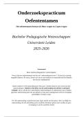 TENTAMEN OZP1 met antwoorden