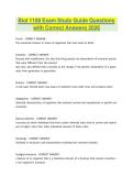 Biol 1108 Exam Study Guide Questions with Correct Answers 2026