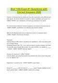 Biol 1108 Exam -1 Questions with Correct Answers 2026