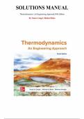 Thermodynamics&colon; An Engineering Approach 10th Edition &mdash; by Yunus Cengel & Michael Boles &mdash; Complete Solutions Manual &lpar;Ch&period; 1-18&rpar;