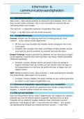 samenvatting communicatie & informatievaardigheden Semester 1