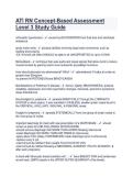 ATI RN Concept-Based Assessment &NewLine;Level 3 Study Guide