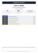 NR222 Health and Wellness Exam 2 Review Actual Exam 2026&sol;2027 &ndash; Complete Exam-Style Questions &vert; 100&percnt; Verified &ndash; Pass Guaranteed &ndash; A&plus; Graded&NewLine;&NewLine;